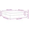 vidaXL Aufbewahrungsbett mit Matratze Grau 180 x 200 cm Kunstleder