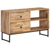 vidaXL TV-Schrank Recyceltes Teakholz 90x30x55 cm