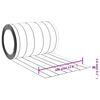 vidaXL T&uuml;rvorhang Transparent 300x2,6 mm 25 m PVC
