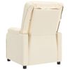 vidaXL Massagesessel Creme Kunstleder
