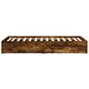 vidaXL Bettgestell mit Schubladen R&auml;uchereiche 90x200cm Holzwerkstoff