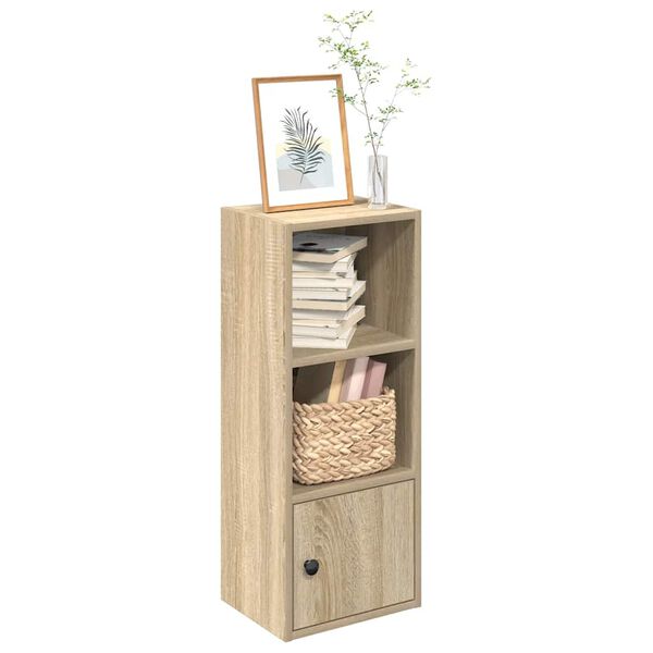 vidaXL B&uuml;cherregal Sonoma-Eiche 31x24x77 cm Holzwerkstoff