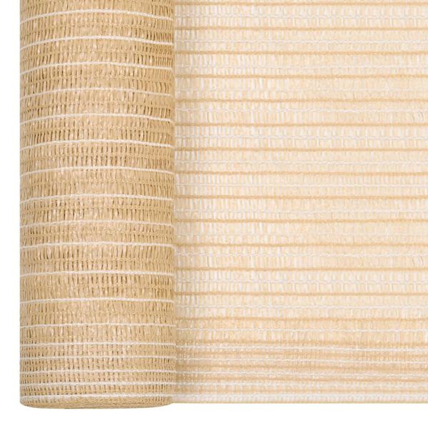 vidaXL Zaunblende Beige 2x10 m HDPE 150 g/m&sup2;