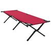 vidaXL Klapp Schlafbett f&uuml;rs Camping 2 pcs Rot 193 x 69 x 45 cm