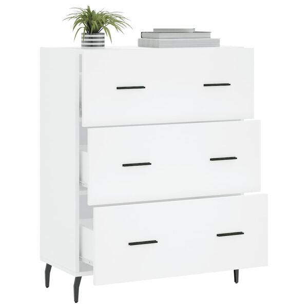 vidaXL Sideboard Wei&szlig; 69,5x34x90 cm Holzwerkstoff