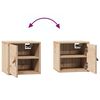 vidaXL Wandschrank 31,5x30x30 cm Massivholz Kiefer