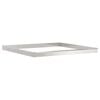 vidaXL Schneckenzauns 20 Stk. 100 x 3,5 x 25 cm Edelstahl Silber