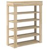 vidaXL Schuhregal Sonoma-Eiche 80x30x98 cm Holzwerkstoff