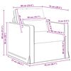 vidaXL Sofa 2 pcs Dunkelgrau