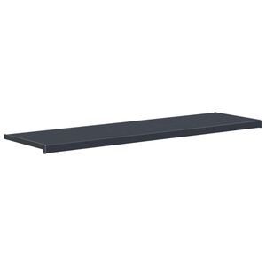 vidaXL Fensterbank Anthrazit mit Holzmaserung 140 x 45 x 4,5 cm PVC