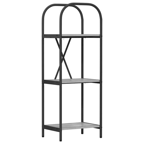 vidaXL B&uuml;cherregal Graues Sonoma 40 x 30 x 109 cm Holzwerkstoff