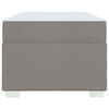 vidaXL Bettrahmen mit Matratze Taupe 80 x 200 cm Stoff