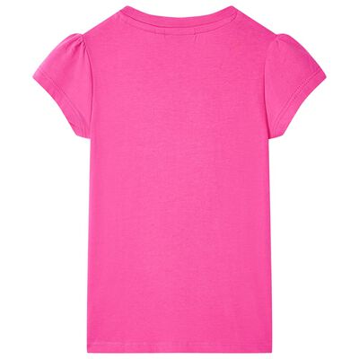 Kinder-T-Shirt Dunkelrosa 104