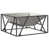 vidaXL Feuerstelle Braun 80 x 80 x 40 cm Wetterfeststahl