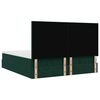 vidaXL Ottoman-Bett mit Matratzen Dunkelgr&uuml;n 160x200 cm Samt