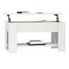 vidaXL Couchtisch Wei&szlig; 101x49x52 cm Holzwerkstoff