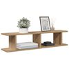 vidaXL Wandregale 2 Stk. Artisan-Eiche 90x18x20 cm Holzwerkstoff