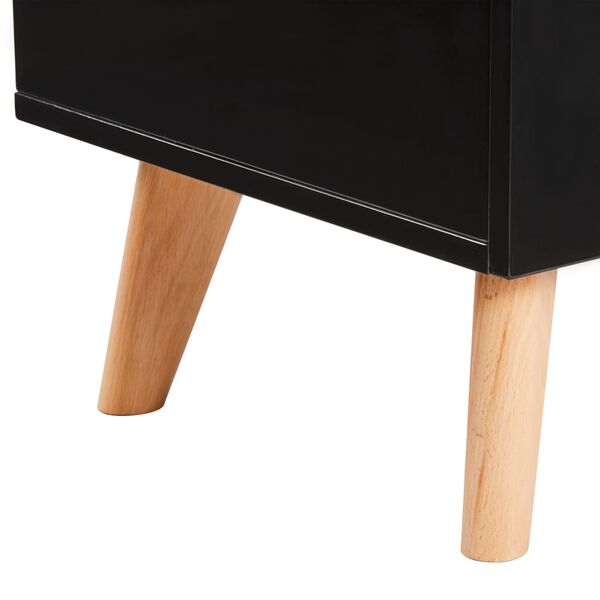 vidaXL TV-Schrank Schwarz 120&times;40&times;46 cm MDF