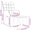 vidaXL Relaxsessel mit Hocker Taupe Stoff