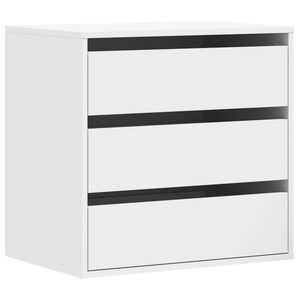 vidaXL Kommode Wei&szlig; 60x41x58 cm Holzwerkstoff