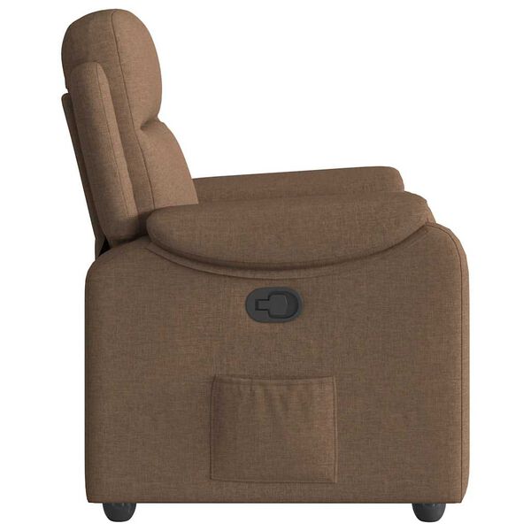 vidaXL Relaxsessel Braun Stoff
