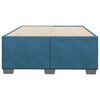 vidaXL Bettgestell Blau 120x200 cm Samt