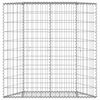 vidaXL Gabionen-Hochbeet Trapezform Verzinkter Stahl 100x20x100 cm