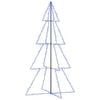 vidaXL Weihnachtsbaum in Kegelform 360 LEDs Indoor Outdoor 143x250 cm