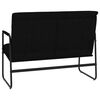 vidaXL Sitzbank Schwarz 100x64x80 cm Stoff