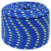 vidaXL Mehrzweck-Allzweckseil 12 mm 100 m Blau PP 930 kg Max. Traglast