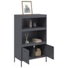 vidaXL Highboard Anthrazit 68x39x113 cm Stahl