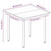 vidaXL 5-tlg. Garten-Essgruppe mit Auflagen Poly Rattan und Glas