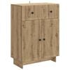 vidaXL Sideboard Artisan-Eiche 66 x 34,5 x 90 cm Holzwerkstoff