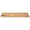 vidaXL Tischplatte 100x50x2,5 cm Rechteckig Massivholz Mango