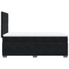 vidaXL Boxspringbett mit Matratze Schwarz 90x200 cm Samt