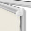 vidaXL Verdunkelungsrollo Cremewei&szlig; 115x230cm Stoffbreite 110,7cm