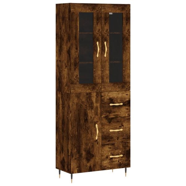 vidaXL Highboard R&auml;uchereiche 69,5x34x180 cm Holzwerkstoff