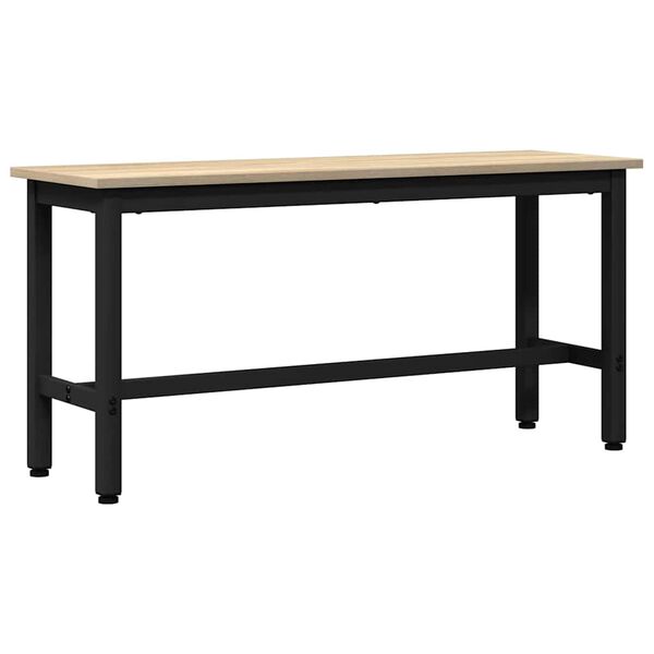 vidaXL Esstischbank Sonoma-Eiche 100 x 32,5 x 48,5 cm
