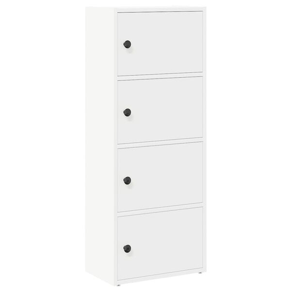vidaXL B&uuml;cherregal Wei&szlig; 40x24x102 cm Holzwerkstoff