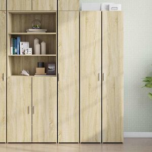 vidaXL Highboard Sonoma-Eiche 30x42,5x185 cm Holzwerkstoff