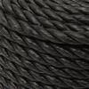 vidaXL Arbeitsseil Schwarz 24 mm 50 m Polypropylen