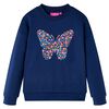 Kinder-Sweatshirt Marineblau 104