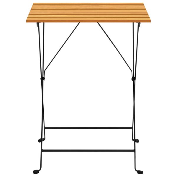 vidaXL Bistrotisch 55x54x71 cm Akazie Massivholz
