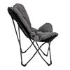Bo-Camp Butterfly-Sessel Grainger Grau
