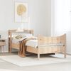 vidaXL Massivholzbett mit Kopfteil 75x190 cm Kiefer