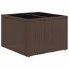 vidaXL 10-tlg. Garten-Sofagarnitur mit Kissen Braun Poly Rattan