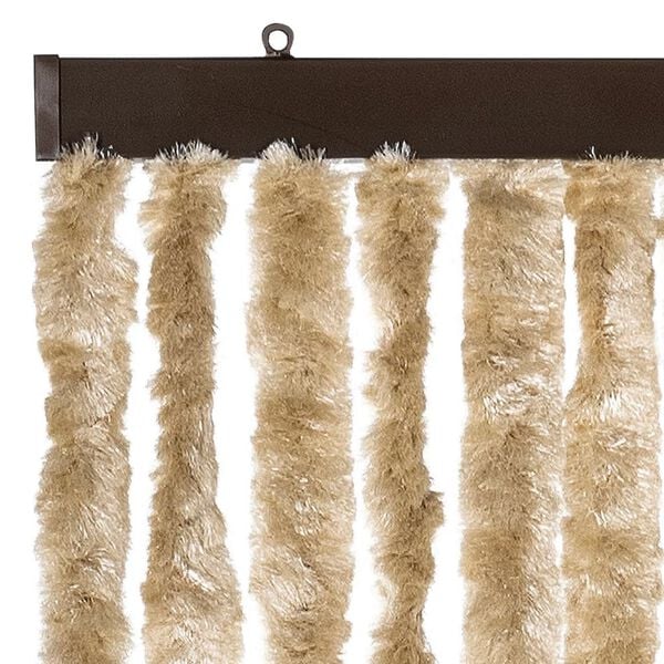 vidaXL Insektenschutz-Vorhang Beige 90x220 cm Chenille