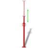 vidaXL Bausprie&szlig; 180 cm Rot