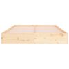 vidaXL Massivholzbett ohne Matratze 120x200 cm