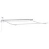vidaXL Markise Automatisch mit LED Braun 300x250 cm